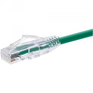 Unirise 10077 Clearfit Cat6 Patch Cable, Green, Snagless, 4ft