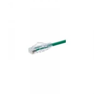 Unirise 10083 Clearfit Cat6 Patch Cable, Green, Snagless, 10ft