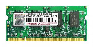 Transcend TS128MSQ64V6U 1gb Memory Ddr2 667 Mhz (pc2 5333), Non-ecc, N