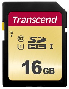 Transcend TS16GSDC500S 16gb Uhs-i U1 Sd Card , Mlc