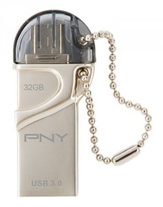 Pny P-FDI32GOTGTO30-GE Pny 32gb Duo Link Usb 3.0 Otg Flash Drive For M