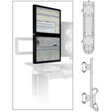 Ergotron RADMVBK Anthro Monitor Easy Track Vertical Extension