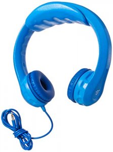 Aluratek AKH01FB Volume Limiting 3.5mm Wired Foam Headphones For Child