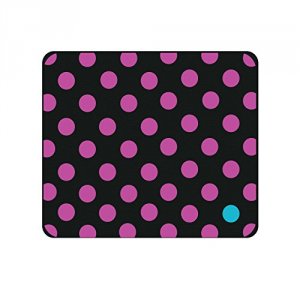 Centon OP-MPV1BM-DOT-02 Otm Classic Prints Black Mouse Pad, Dotty Gone