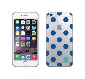 Centon IP6V1CLR-DOT-01 Otm Classic Prints Clear Phone Case, Dot