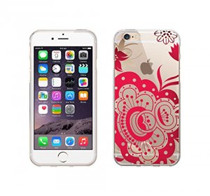 Centon IP6V1CLR-PAI-01 Otm Floral Prints Clear Phone Case, Pais