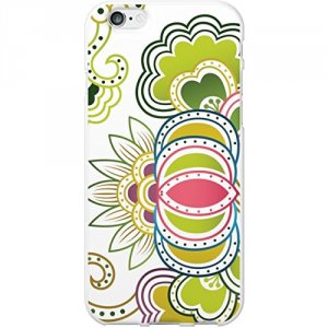 Centon IP6V1WG-PAI-02 Otm Floral Prints White Phone Case, Pais