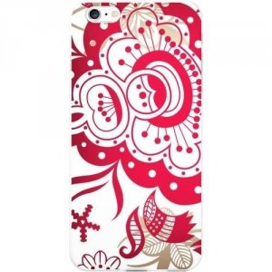 Centon IP6V1WG-RED-01 Otm Pop Prints White Phone Case, Phone B