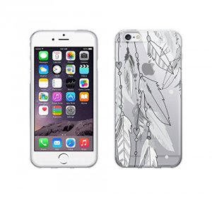 Centon IP6V1CLR-HIP-10 Otm Hipster Prints Clear Phone Case, Dre