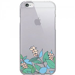 Centon IP6V1CLR-FLR-02 Otm Floral Prints Clear Phone Case, Past