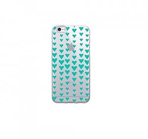 Centon IP6V1CLR-CLS-10 Falling Turquoise Hearts - Iphone 66s