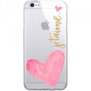 Centon IP6PV1CLR-ART-19 Je T Aime Rose - Iphone 6 Plus