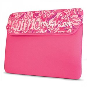 Mobile ME-SUMO7715XM Sumo - Graffiti Sleeve - 14.1in15in Mac - Pink,ne