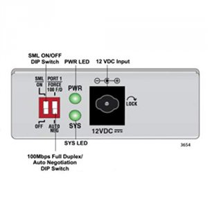 Allied AT-MMC2000LX/SC-TAA-60 101001000t To 1000lx Mini Media Converte