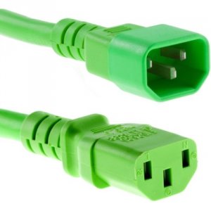 Unirise PWRC13C1404FGRN 4ft Green C13-c14 Pdu Server Ultra Flexible Po