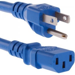 Unirise PWCD-515PC13-10A-03F-BLU Power Cord 5-15p To C13 10amp Blue 3f