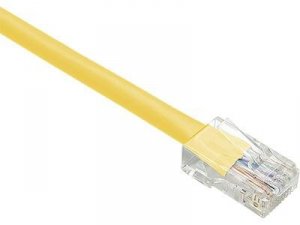 Unirise PC5E-05F-YLW 5ft Yellow Cat5e  Patch Cable, Utp, No Boots