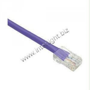 Unirise PC5E-07F-PUR 7ft Purple Cat5e Patch Cable, Utp, No Boots