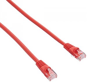 Unirise PC5E-15F-RED-S 15ft Red Cat5e Patch Cable, Utp, Snagless