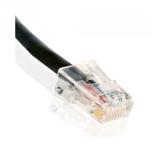 Unirise PC5E-75F-BLK 75ft Cat5e Patch Cable, Utp, No Boots