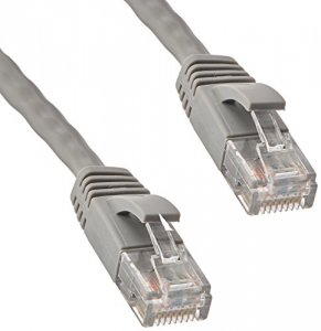 Unirise PC6-25F-GRY-S 25ft Gray Cat6 Patch Cable, Utp, Snagless