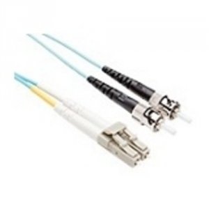 Unirise FJ5GLCST-80M 80 Meter Om3 10 Gig Fiber Optic Cable, Aqua, Pvc 