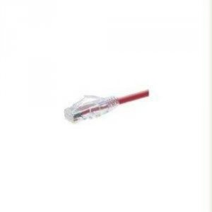 Unirise 10100 3 Foot Cat6 Snagless Clearfit Patch Cable Red - High Den