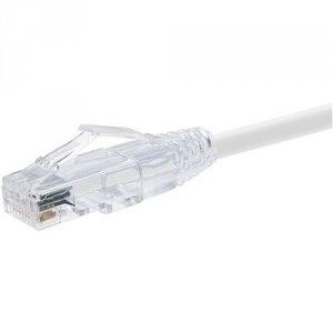 Unirise 10250 Clearfit Cat6 Patch Cable, White, Snagless, 9ft