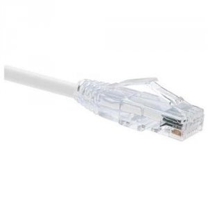 Unirise 10257 Clearfit Cat6 Patch Cable, White, Snagless, 20ft