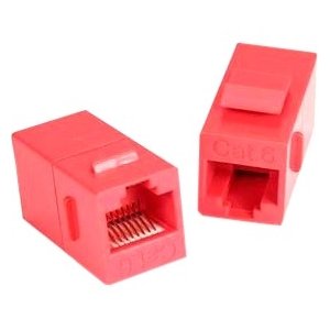 Unirise C6-CPLR-PUR Cat6 Rj45 Keystone In-line Coupler, Pur