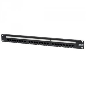 Unirise PPC6-24PT-1U 24port 1rmu Cat6 Patch Panel, 110 Type