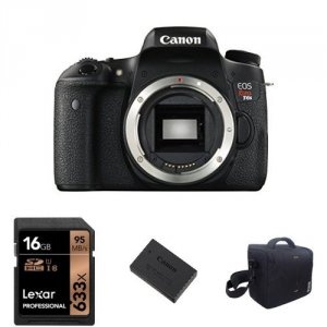 Canon 0020C001 Eos Rebel T6s Body, Eyecup Ef, Battery Pack Lp-e17, Bat