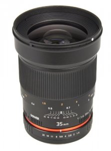 Relaunch SLY3514C Bower 35mm F1.4 Ultra-wide Fisheye Lens