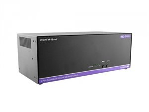 Smartavi UHDN-4P-QUADS 4-port, Quad Head 4k-60hz Kvm Switch. Includes: