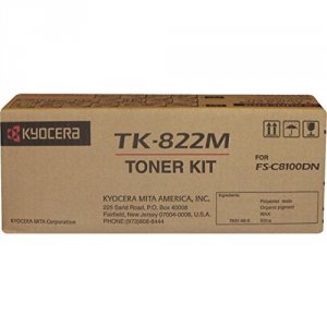 Original Kyocera TK822M Magenta Tk-822m Toner For Use In Fsc8100 Fsc81