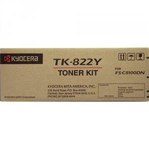 Original Kyocera TK822Y 1  Sd Yellow Toner