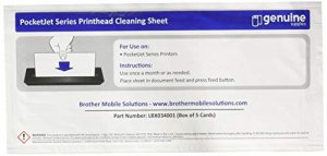 Brother LBX034 8.50 In X 11in, Cleaning Sheet For Pocketjet Printers, 