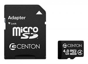 Centon S1-MSDHC4-4GTAA Taa 4gb Micro Sdhc Class 4 Flash Card