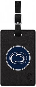 Centon S1-CBT-PENN-00A Black Leather Classic Bag Tag Penn State