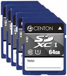 Centon S1-SDXU1-64G-5-B Mp Essential Sdxc Card - Uhs1, 64gb, 5 Pack, B