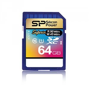 Silicon SP064GBSDXCU1V10 Sp Superior 64gb Sdxc Card Uhs-1