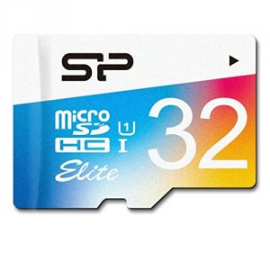 Silicon SP032GBSTHBU1V20 Elite 32gb Flash Memory Card With Adaptor