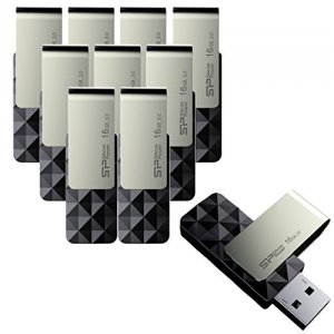 Silicon SP016G3B30V1KIO 10 Pack 16gb Blaze B30 Usb