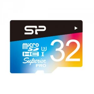 Silicon SP032GBSTHDU3V20 Superior Pro 32gb Microsdhc Uhs-1(u3)