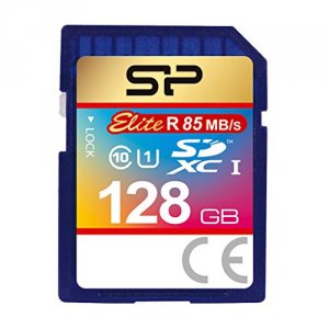 Silicon SP128GBSDXAU1V10 128gb Elite Sdxc Cl10 Uhs-1