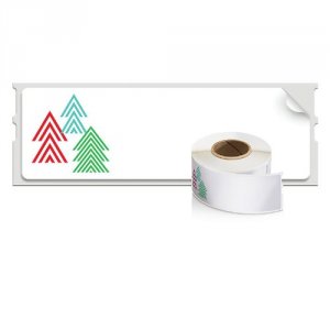 Dymo 30393 Christmas Tree Holiday Labels Address