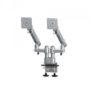 Goldtouch EGDF-202D Dual Dynafly Adjustable Monitor Arm Offers A Full 