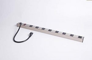 Inland 03197 8 Outlet Aluminum Power Strip