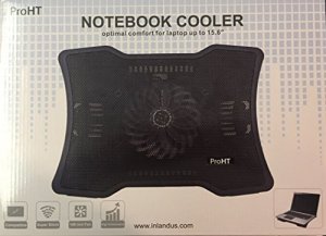 Inland 03030 Cooling Pad For 15.6 Notebook