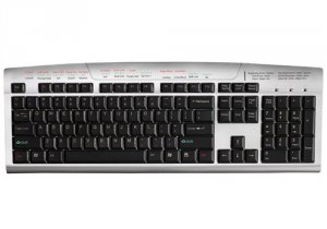 Man UCOOLM/CS/B1 Black Water Resistant Keyboard With Meditech Client S